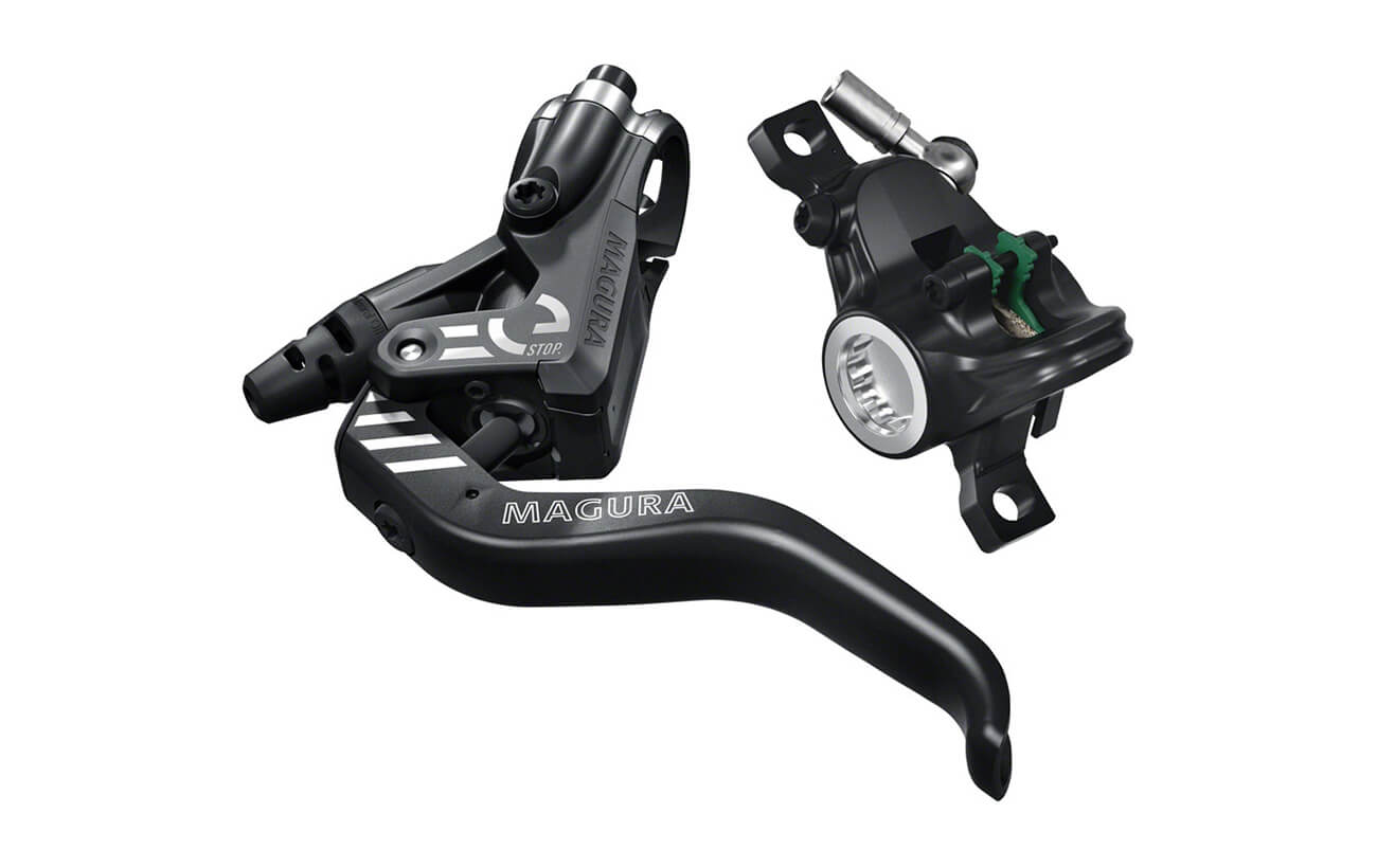 Magura MT4 eSTOP Disc Brake and Lever - Front or Rear, Hydraulic, Post  Mount
