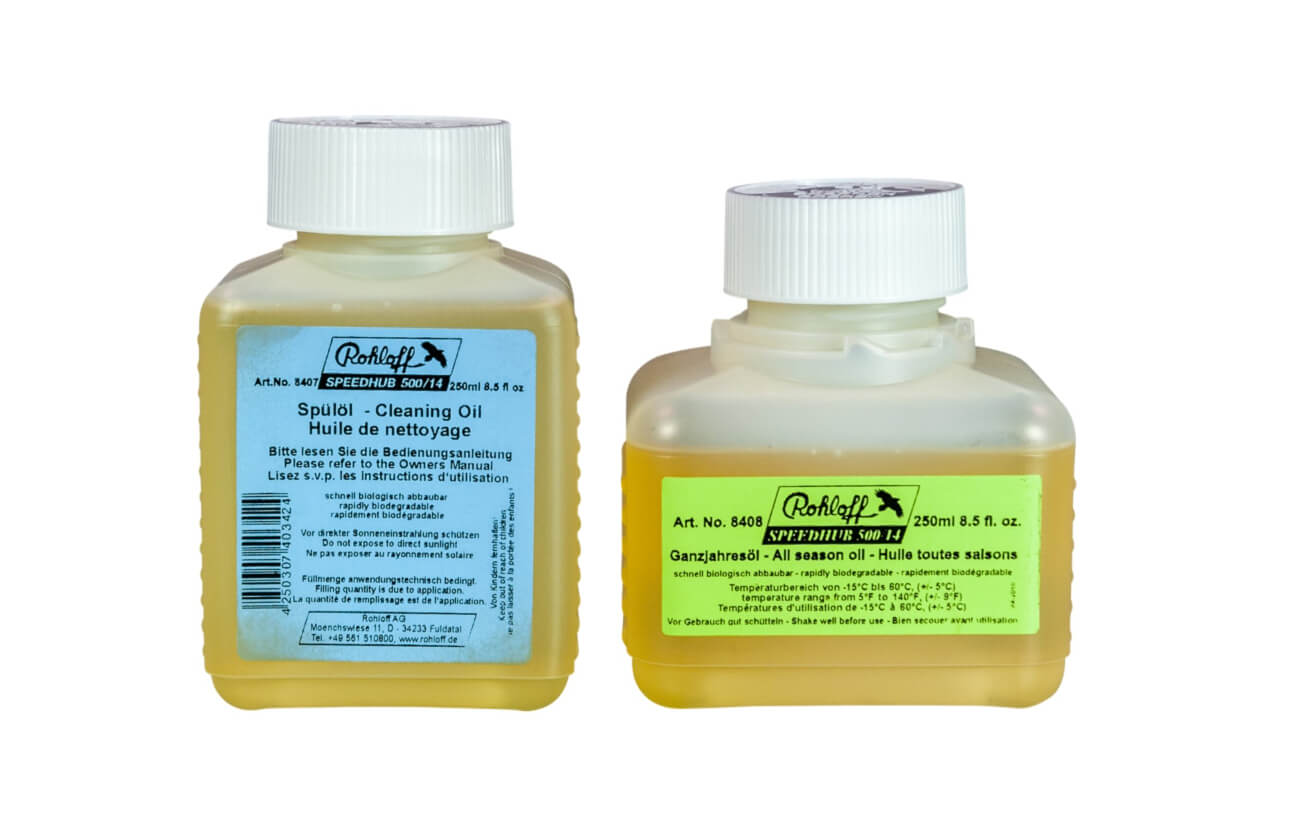 Rohloff Oil of SPEEDHUB 500/14 250 ml-Set (All season + Cleaning Oil)- ROH8409