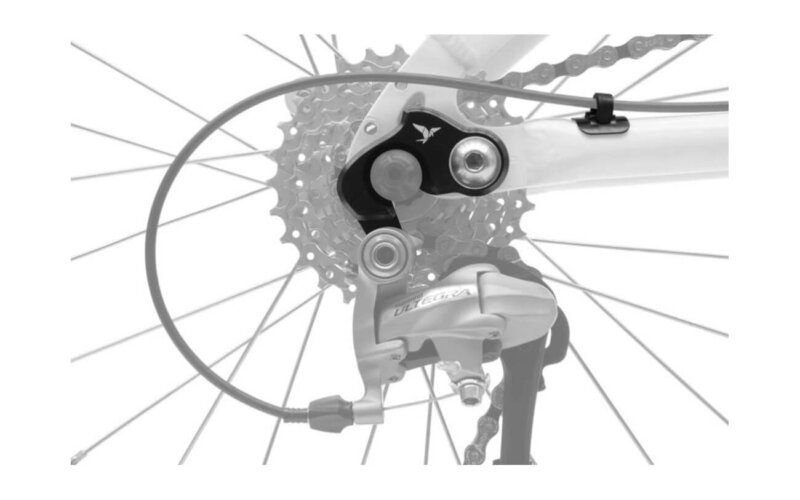 Rear shop derailleur adapter