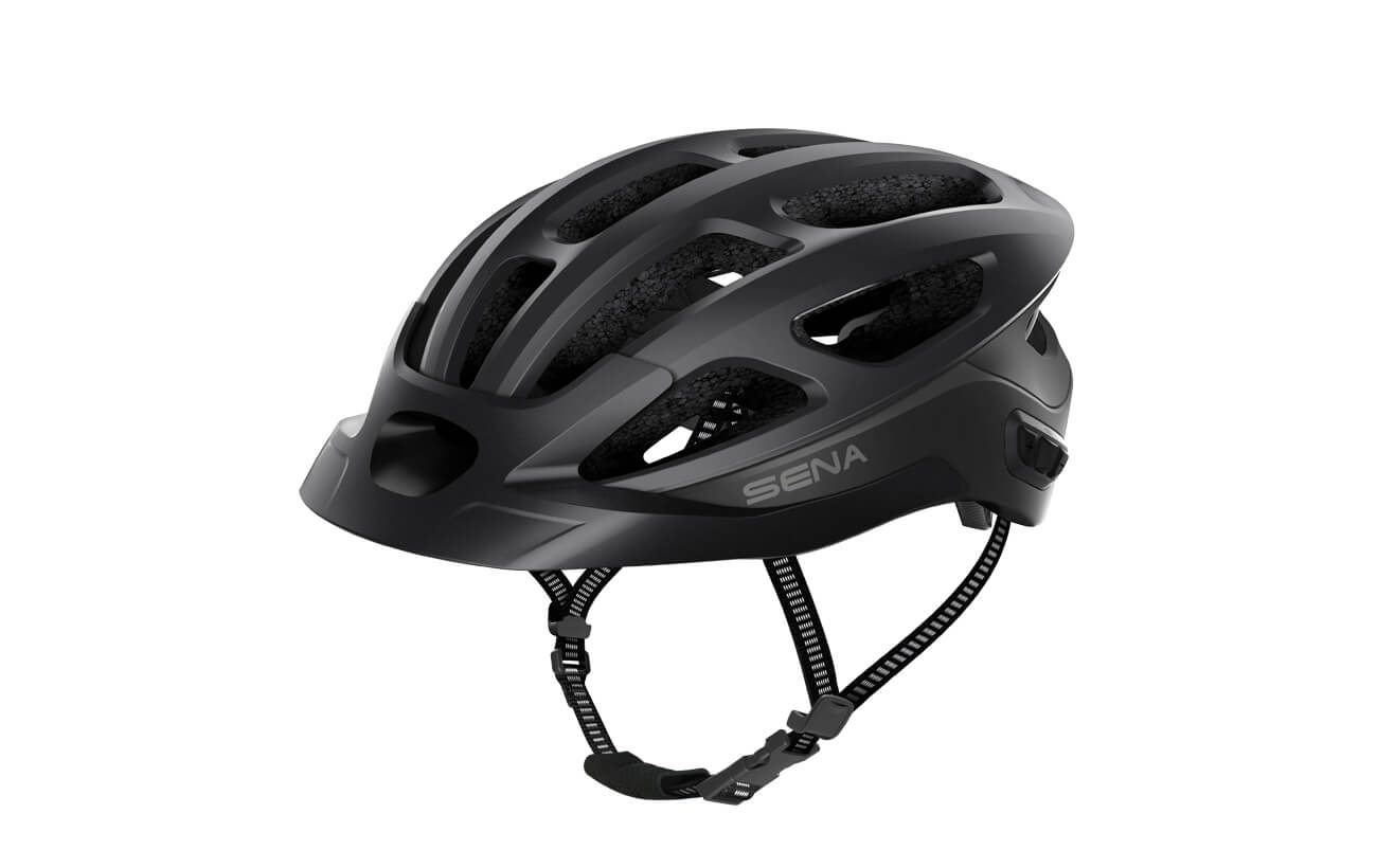 Sena Smart Cycling Helmet Matt White, Medium R1 EVO 
