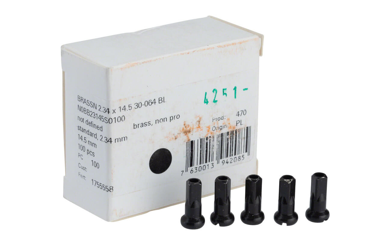 DT Swiss Standard Brass Nipples- Box of 100 DT Swiss Standard Brass Nipples- Box of 100