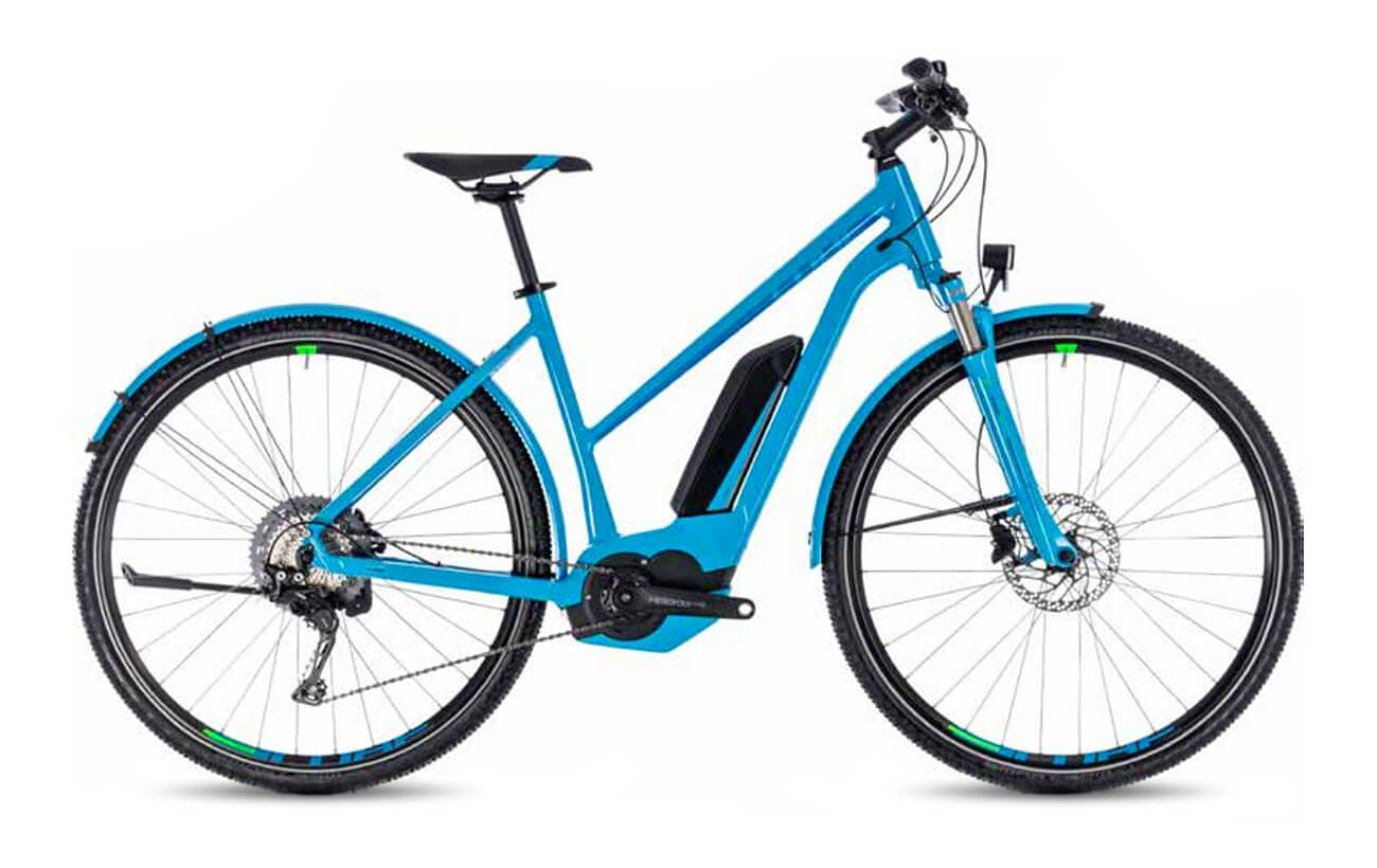 Cube Cross Hybrid Race allroad 500 trapeze Blue