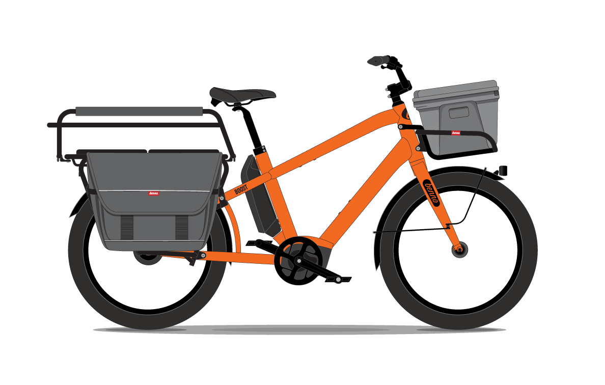 The large family bike - two kids and all their stuff - Propel Electric Bikes