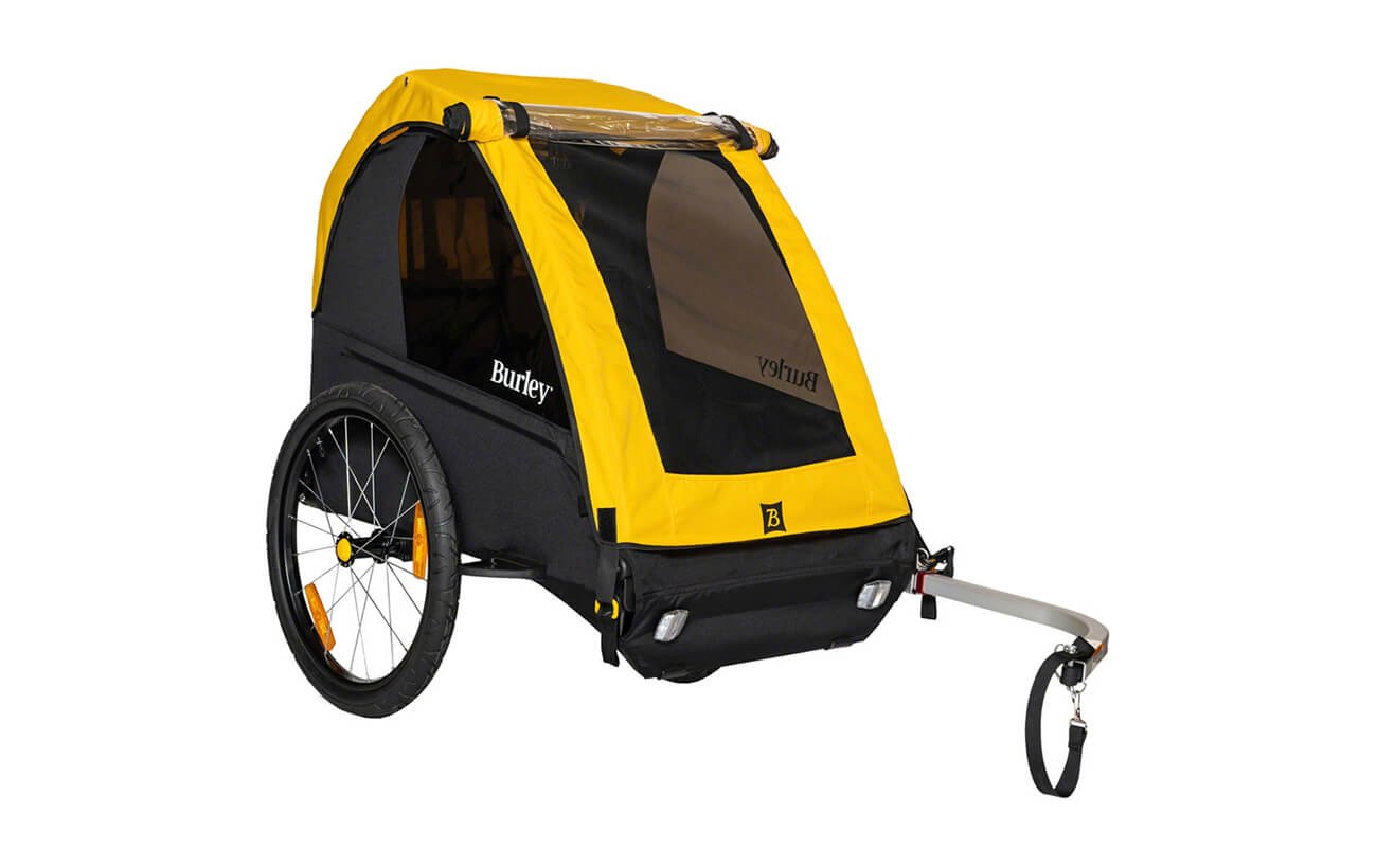 Burley Bee Child Trailer - Double, Yellow